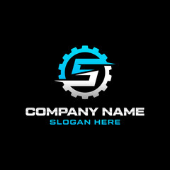 Servicing Initial Letter S Logo With Premium Business Card Design Vector Template 