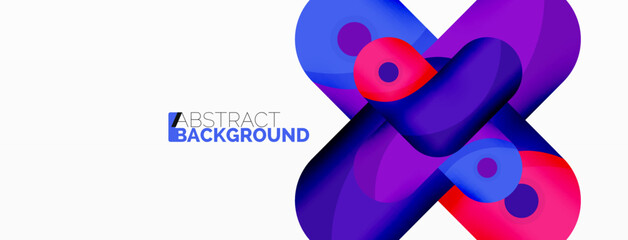 Creative geometric wallpaper. Trendy minimal abstract background. Techno business template for wallpaper, banner, background or landing