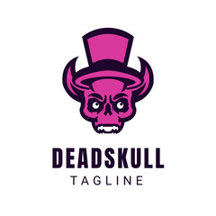 Dead Skull Hat Logo