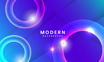  Circle background with light effect on gradient style