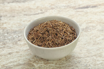 Zira seeds in the bowl