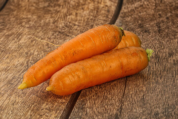 Yoiung natural organic carrot heap