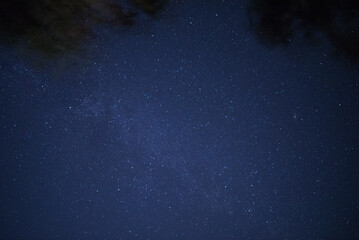 Fototapeta na wymiar Milky Way with star night galaxy Background Thailand