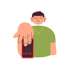 Digital Detox Concept