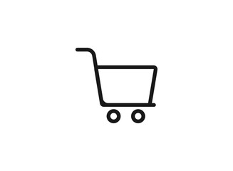 Shopping, basket vector icon. Simple element illustration from UI concept. Shopping, basket vector icon.