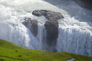 Gullfoss waterfall in Iceland