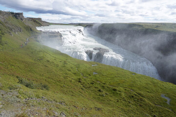 Gullfoss waterfall in Iceland