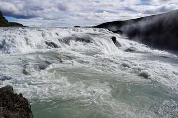 Gullfoss waterfall in Iceland