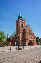 Collegiate Basilica of All Saints in Sieradz, Lodz Voivodeship, Poland