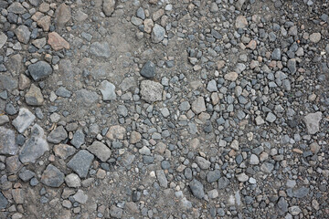 Background of stone. Gray stones of different size background.