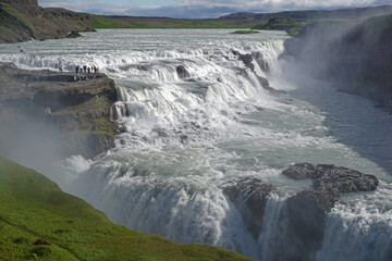 Gullfoss waterfall in Iceland