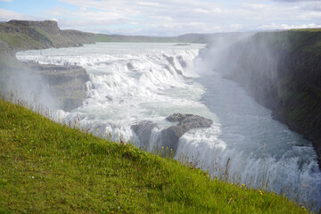 Gullfoss waterfall in Iceland