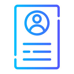 cv gradient icon