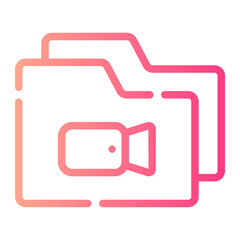 video gradient icon