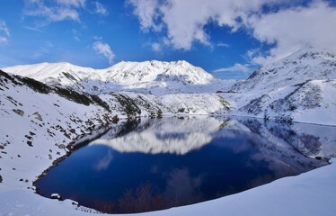 北アルプス・立山連峰　雪景色