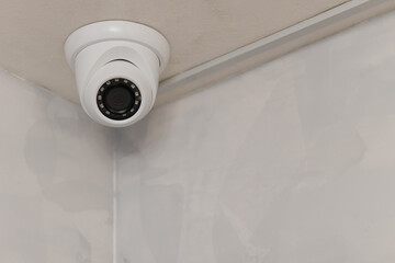 Security CCTV camera on ceiling, Intelligent cameras, Video recording, Anti-theft system,...