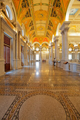 The Great Hall in the Library of Congress, Washington DC, USA