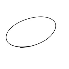 Hand drawn circle line points