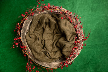 digital backdrop or background for newborn baby photography, newborn photo setup and decorations, christmas or new year setups