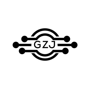 GZJ letter logo. GZJ best white background vector image. GZJ Monogram logo design for entrepreneur and business.	

