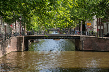 Fototapeta na wymiar Bridge 94 At Amsterdam The Netherlands 23-8-2022