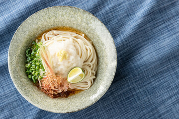 夏の定番！冷やしぶっかけうどん