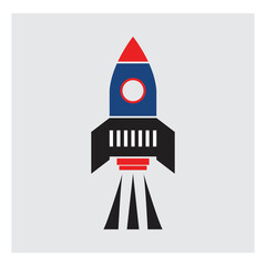 Rocket Logo Template vector symbol nature design