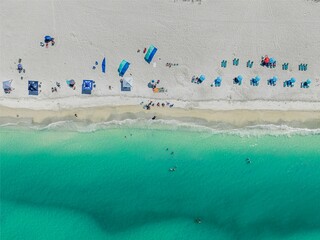Aerial view of Holmes Beach on Anna Maria Island, Florida