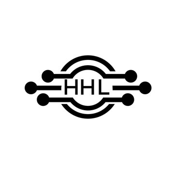 HHL letter logo. HHL best white background vector image. HHL Monogram logo design for entrepreneur and business.	
