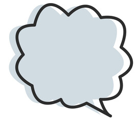 message box speech bubbles. Blank empty vector speech bubbles. Cartoon balloon word design  image file png.