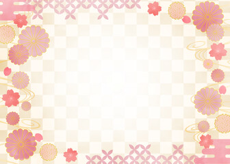 和風　背景　かわいい　