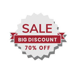 Sale tag and label element