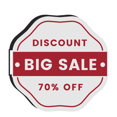 Sale tag and label element