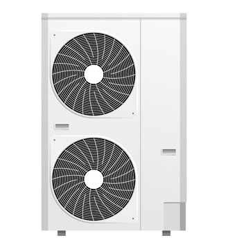 Air Chiller - Ventilation And Air Conditioning Equipment Isolated Illustration