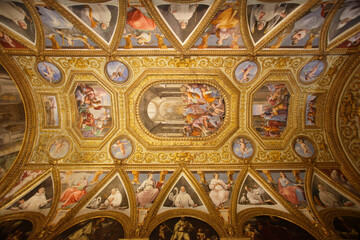 Frescoes of St. Martin's Charterhouse, Naples, Italy