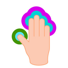 Finger click application clipart png