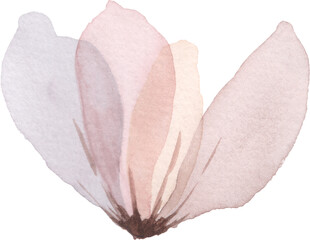 Pastel Flower Watercolor