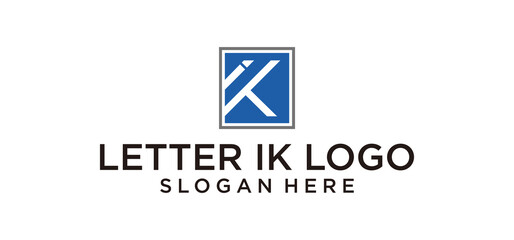 LETTER IK LOGO