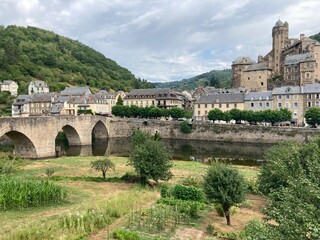 Obraz premium Espalion, Estaing, Golinhac