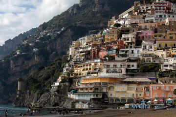 Fototapeta na wymiar The traditional village of Positano on the Amalfi coast, Italy