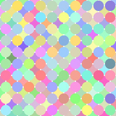 Many unique pastel circle backgrounds.