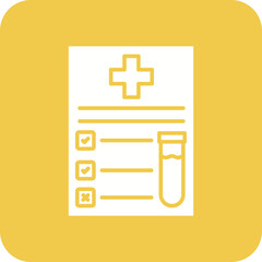 Test Multicolor Round Corner Glyph Inverted Icon