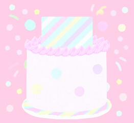 Happy surprise cake♪