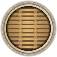 chinese dumplings Dim sum plate with transparent background