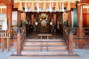 shinto shrine (gokoku) in matsue (japan)