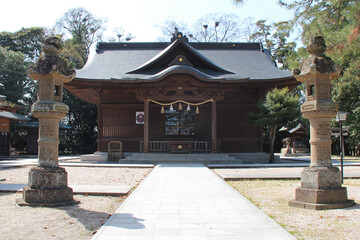 shinto shrine in matsue (japan)