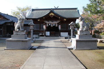 shinto shrine (arawai) in matsue (japan)