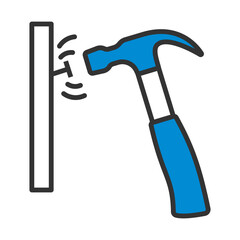 Icon Of Hammer Beat To Nail
