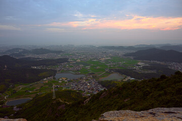 兵庫県加古川市　高御位山からの風景