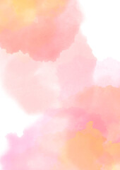 Obraz premium Pink colorful texture abstract watercolor background